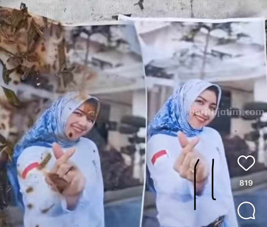 Tangkapan layar video viral diduga santet anggota DPRD Surabaya, Juliana Eva Wati.