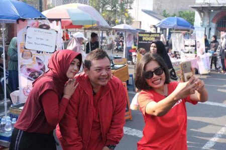 Cak Sandi ke Car Free Day Mojokerto, Temui Masyarakat dan Influencer