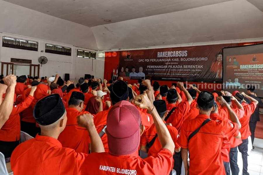 PDIP Bojonegoro Gelar Rakercabsus Pemenangan Pilkada 2024 foto beritajatim