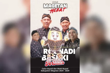 Heboh Foto Editan Komisioner Bawaslu Magetan Dukung Salah Satu Bapaslon
