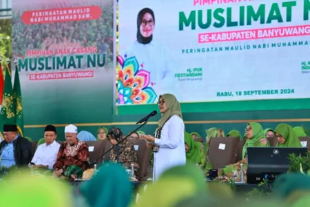 Pesan Bupati Ipuk ke PAC Muslimat NU Banyuwangi, Begini Isinya