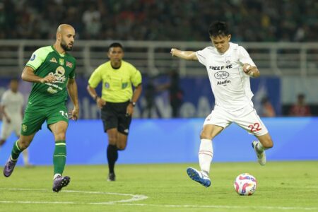 Persebaya mengalahkan Persis dengan skor 2-1 dalam pekan kelima Liga 1 musim 2024/2025. Foto: PT LIB
