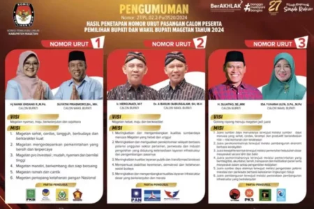 KPU Magetan Agendakan Debat Paslon Pilkada 2024 Tiga Kali