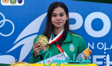 Janis, salah satu atlet selam jati pemecah rekor di PON XXI.