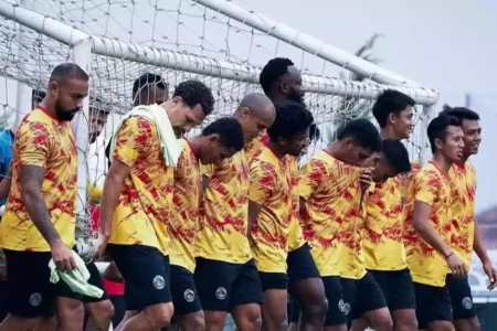 Arema FC Punya Taktik Baru saat Melawan PSIS Tim Arema FC. (Arema FC Official)