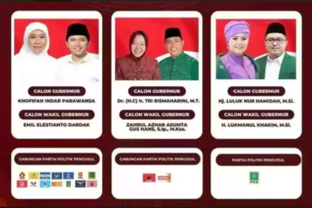 Visi Misi tiga paslon Pilkada Jatim 2024. (Instagram/@kpu_jatim)