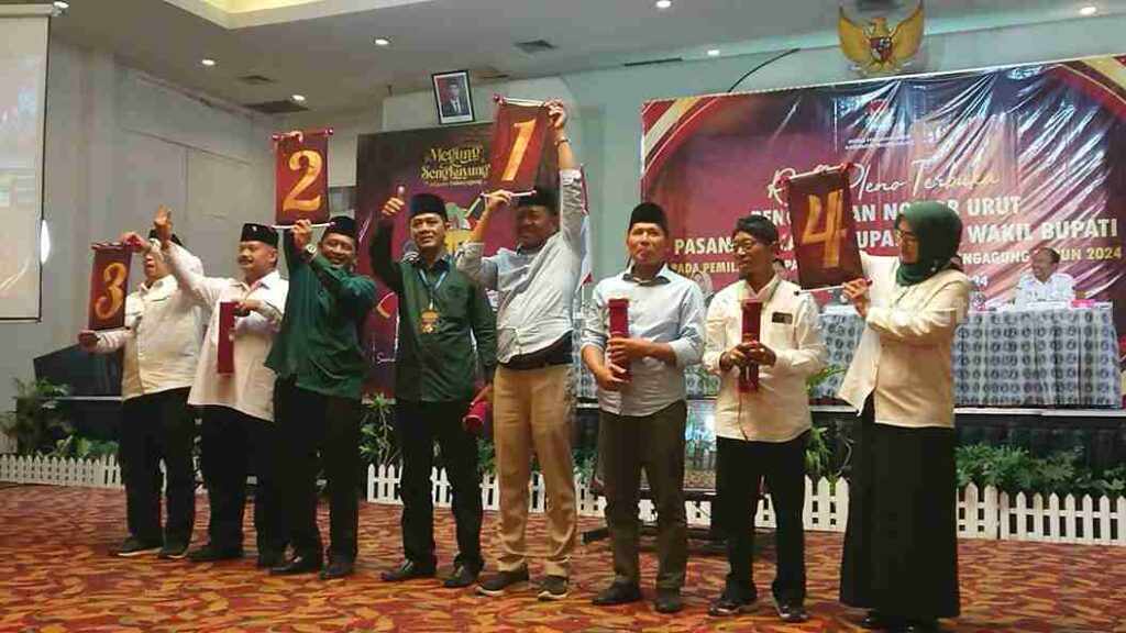 Nomor urut paslon Bupati Tulungagung 2024