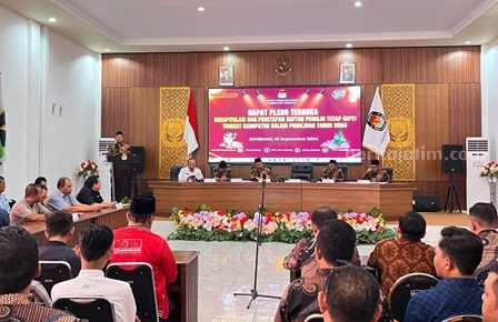 KPU Jombang Tetapkan 1.012.800 Orang Masuk DPT Pilkada 2024 foto beritajatim