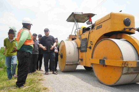 Bukti Pembangunan Jalan Desa Ketawang Purwoasri Kediri Era Mas Dhito