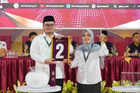 Dapat Nomor Urut 2 di Pilkada Kabupaten Kediri 2024, Mas Dhito Artikan Dua Periode