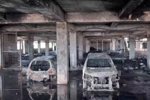 Menanti Hasil Labfor Polda Jatim, 2 Saksi Diperiksa Terkait Kebakaran Pasar Comboran Kondisi Pasar Comboran usai kebakaran.