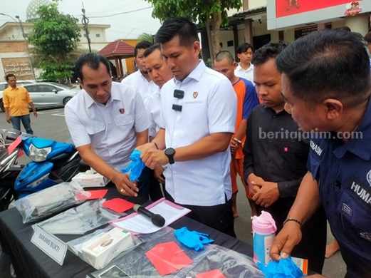 Sempat Viral, Komplotan Pencuri Toko Aksesoris HP di Jombang Ditangkap foto beritajatim