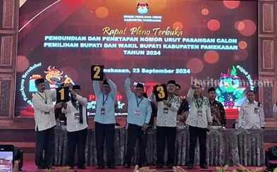 Paslon Pilkada Pamekasan Kompak Gelorakan Suasana Sejuk Tanpa Hujatan foto beritaja