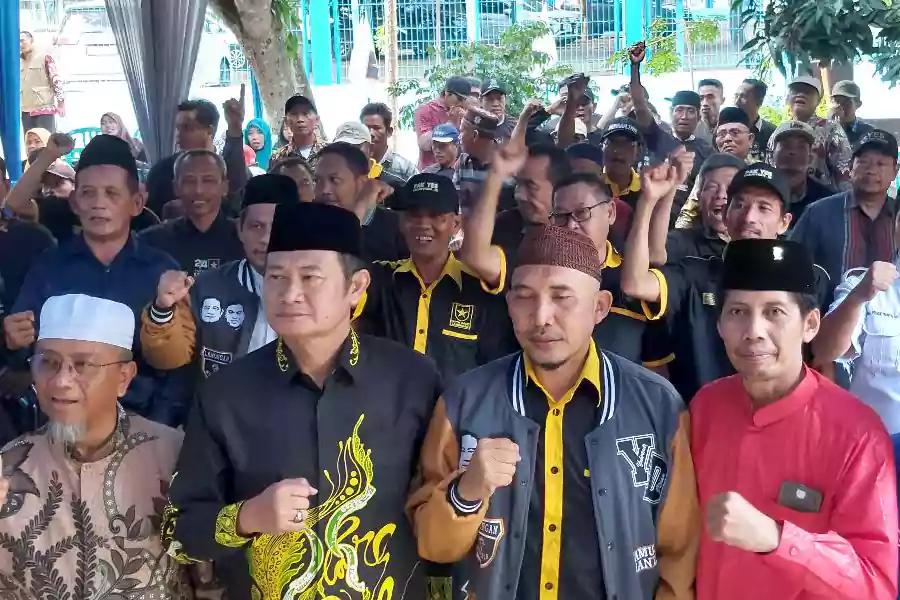 DPD Partai Ummat Lamongan menggelar konsolidasi pemenangan Yes-dirham, di Desa Payaman, Kecamatan Solokuro, Lamongan, Kamis (19/9/2024).