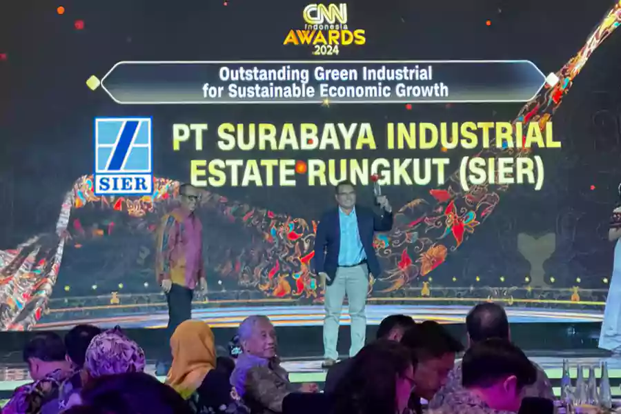 Direktur Utama PT SIER, Didik Prasetiyono, dalam acara CNN Indonesia Award 2024.
