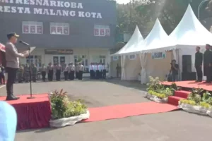 16 Polisi Jadi Pengawal Pribadi di Pilwali Kota Malang Wakapolresta Malang Kota, AKBP Adhitya Panji Anom.