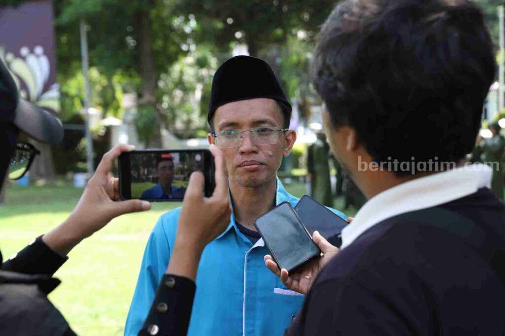Ketua KNPI Kota Kediri Munjidul Ibad (Bung Ibad).