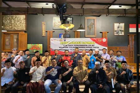 Jelang Pilkada 2024, Perguruan Silat di Probolinggo Deklarasi Damai Jaga Kamtibmas