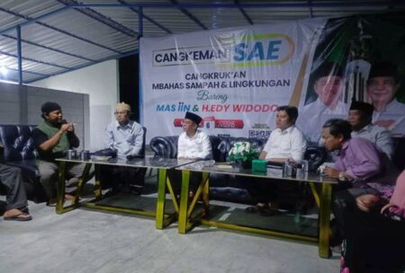 Dialog Sampah dan Lingkungan, Ini Gagasan Paslon SAE Cabup Cawabup Sidoarjo nomor 2 Mas Iin dan Abah Edi di acara Cangkru'an Mbahas Sampah dan Lingkungan di Waru.