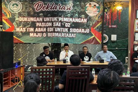 Ratusan Anggota Anak Kolong Sidoarjo Siap Menangkan Paslon SAE di Pilkada 2024 Cabup nomor urut 2 Achmad Amir Aslichin (Mas lin)