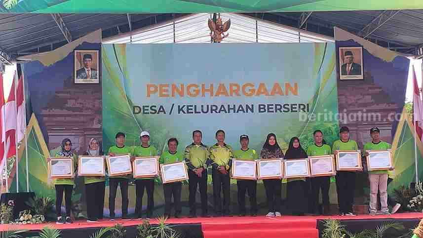 Pemkot Kediri Borong Penghargaan Kelurahan BERSERI dari Pemprov Jatim