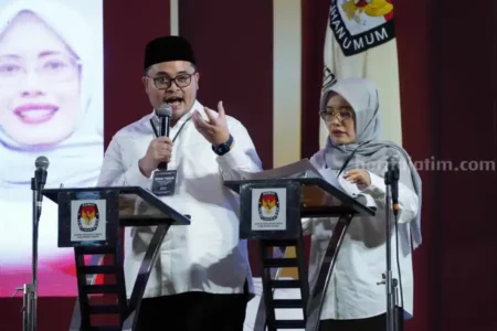 Lawan Debat Singgung Kediri Berbudaya, Mas Dhito Beri Jawaban Menohok foto beritajatim