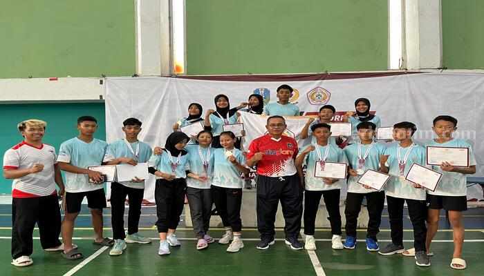 IPSI Kota Blitar Sumbang 2 Emas, 3 Perak serta 3 Perunggu di Kejurprov Jatim, Selasa (8/10/2024). (Foto : Winanto/beritajatim.com)