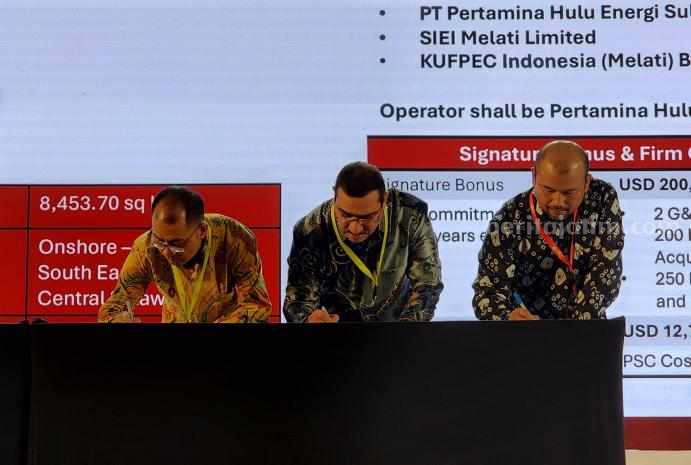 SKK Migas Tandatangani Kontrak Kerja Sama Wilayah Kerja Amanah dan Melati, Perkuat Ketahanan Energi Nasional