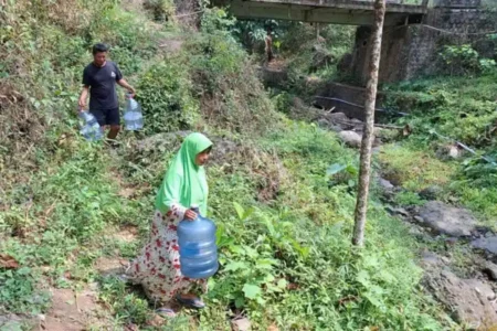Cerita 30 KK Naik Turun Lereng Gunung Wilis Madiun Demi Air Bersih