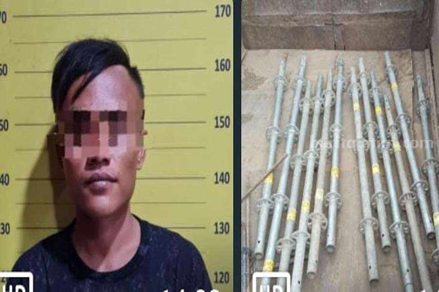 Polres Probolinggo Tangkap Pencuri Besi Proyek Tol Probowangi