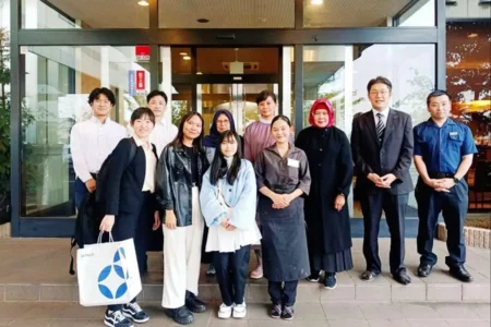 Tingkatkan Kemampuan Bahasa, Mahasiswa Untag Surabaya Magang di Jepang