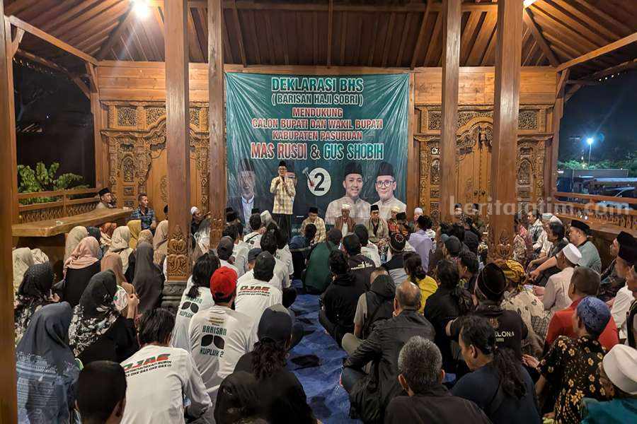 Barisan Haji Sobri Deklarasi Dukung Pasangan Rusdi-Sobih di Pilkada Pasuruan
