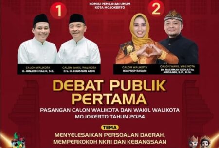 Ini Nama 5 Panelis Debat Publik Perdana Pilwali Mojokerto 2024
