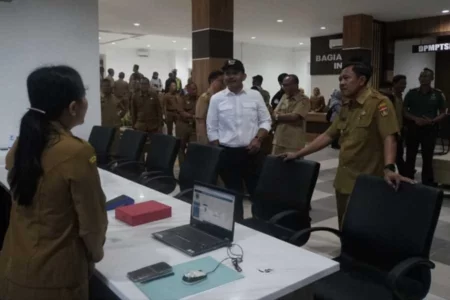 Pembukaan Mal Pelayanan Publik Ngawi pada Februari 2024 lalu.
