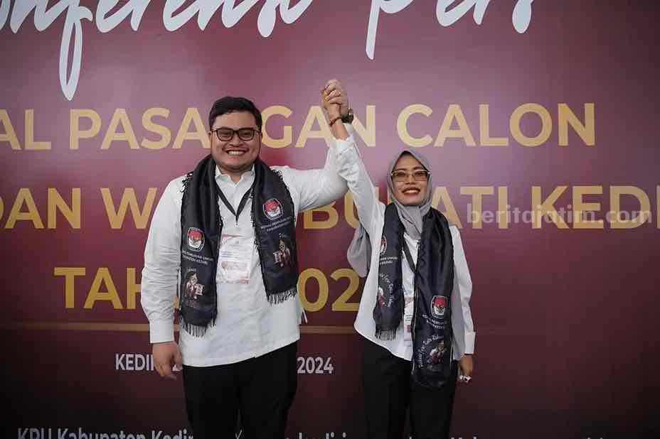 Hasil Riset SMRC: Dhito-Dewi Unggul di Pilbup Kediri 2024