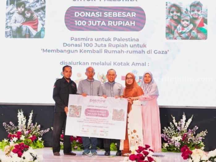 Produsen Busana Muslim Ini Donasikan Rp 100 Juta Buat Warga Palestina