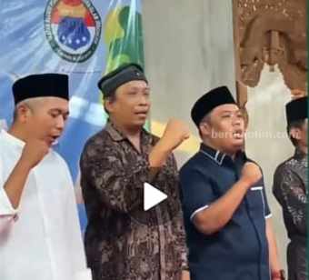 Acara Alumni PMII yang dihadiri Cawabup Blitar dan 5 PPK beberapa waktu lalu. (Foto : Winanto/beritajatim.com)