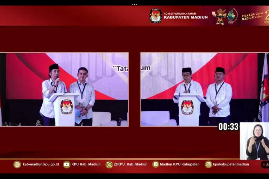 Debat Perdana Pilbup Madiun 2024: Ini Cara Dua Paslon Brantas Judi Online