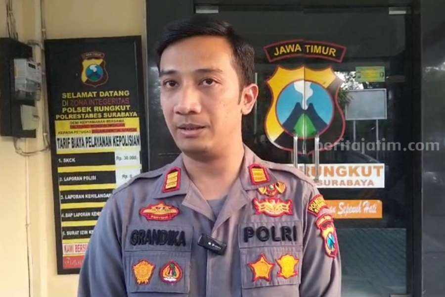 Kapolsek Rungkut, AKP Grandika Indera Waspada.