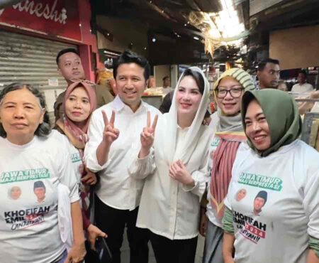 Pedagang-Pengunjung Pasar Tanjung Anyar Mojokerto: Khofifah-Emil, Lanjutkan!