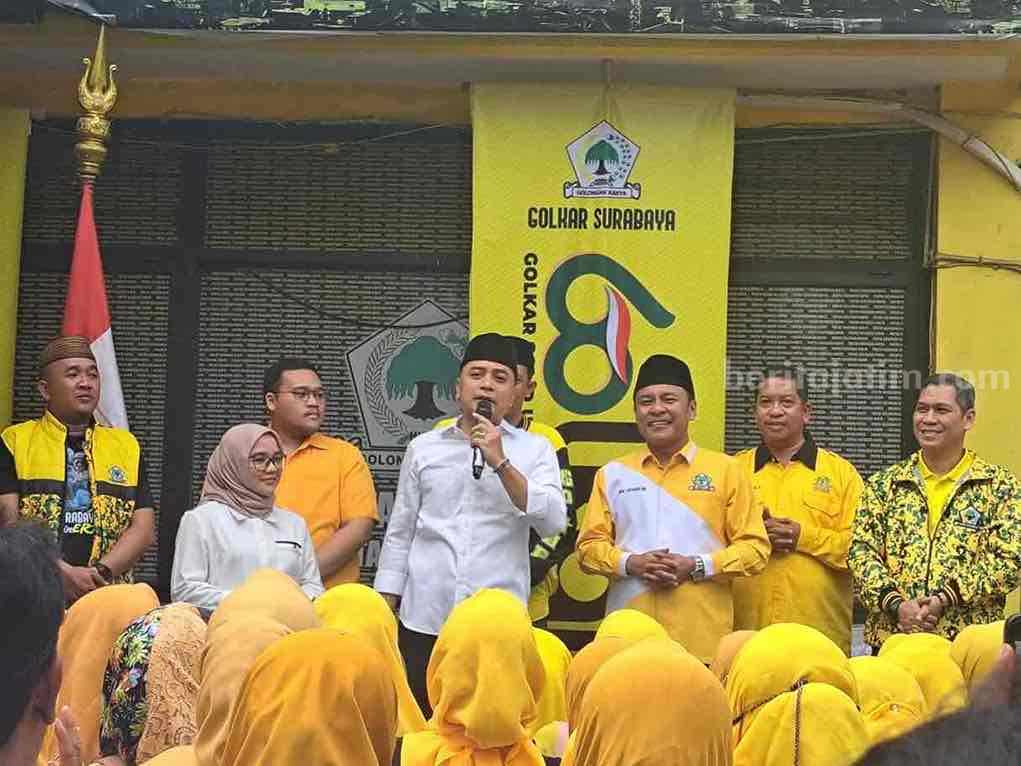 2.400 Warga Surabaya Ziarah Wali Lima di HUT ke-60 Golkar, Eri Cahyadi:Kebersamaan dan Dukungan Spiritual
