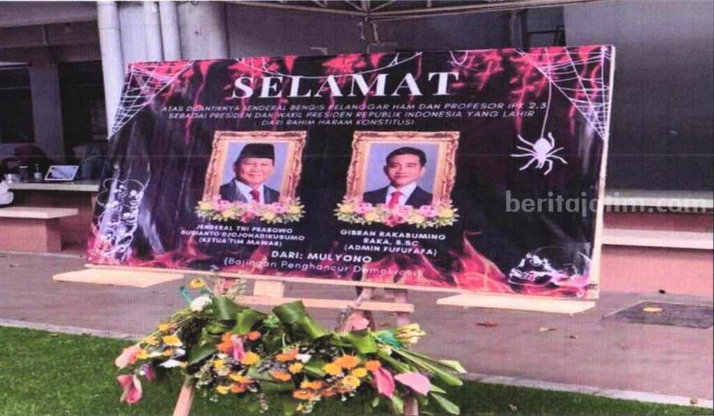 Cerita Presiden BEM FISIP UNAIR Diserang Buzzer usai Karangan Bunga Satire untuk Pemerintah Baru Viral