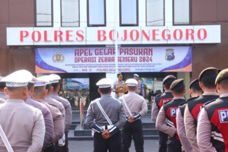 Hari Pertama Operasi Zebra Semeru 2024 di Bojonegoro
