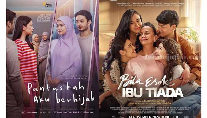 Film Indonesia Tayang di Bioskop November 2024, Genre Drama Keluarga hingga Romansa Ringan!