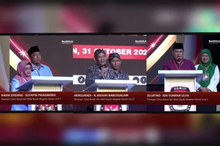 Debat Publik Kedua Pilbup Magetan 2024: Adu Program, Visi Misi untuk Magetan Berkelanjutan dan Sejahtera