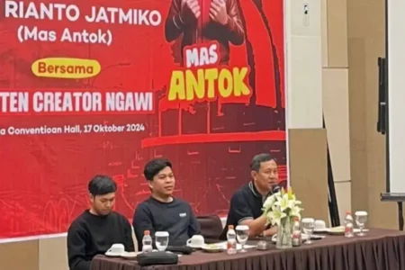 Mas Antok Ajak Konten Kreator Ngawi Ngopi Bareng dan Berbagi Tips Sukses di Medsos Pilbup Ngawi