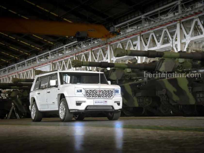 Mobil MV3 Garuda Limousine atau Maung Garuda Buatan PT Pindad. (Instagram/pt_pindad)