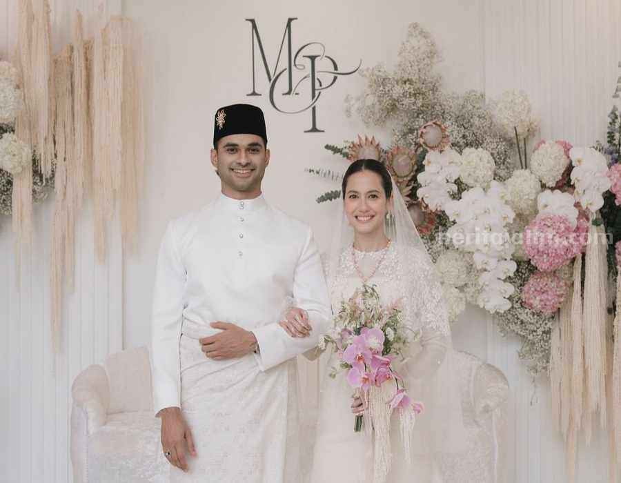 Potret pernikahan Pevita Pearce dengan Mirzan Meer. (Instagram/pevpearce)