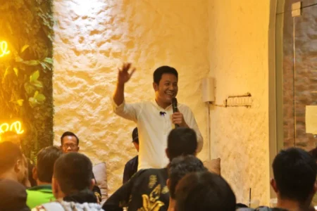 Subandi Bertemu Pemuda Sidoarjo, Bahas Pengembangan Kabupaten ke Depan Subandi