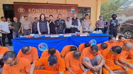 Polisi Mojokerto Amankan 20 Tersangka Penyalahgunaan Narkoba